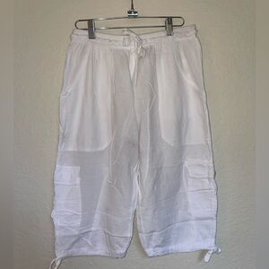 Cotton Natural Men's Cargo Shorts M